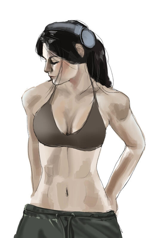 Body Portrait Anatomy Practice